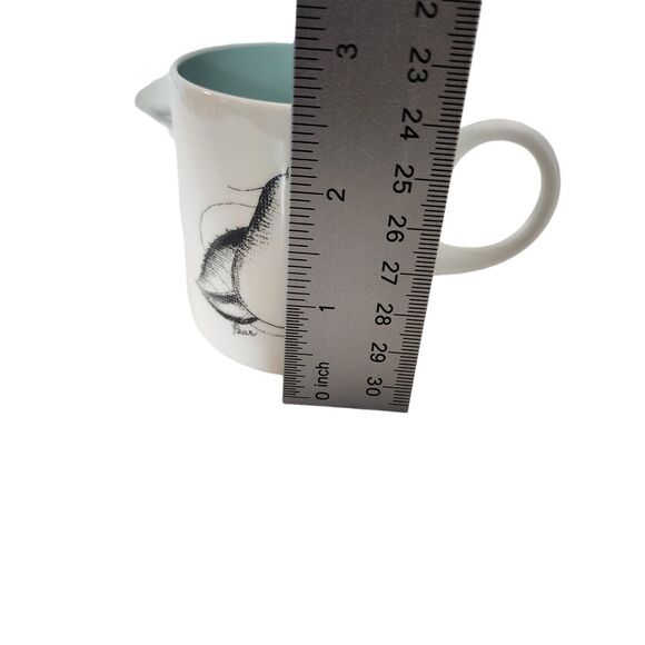 Wedgwood Susie Cooper Black Fruit Demitasse Coffee Cup & Saucer Pear Bone China - Picture 9 of 9